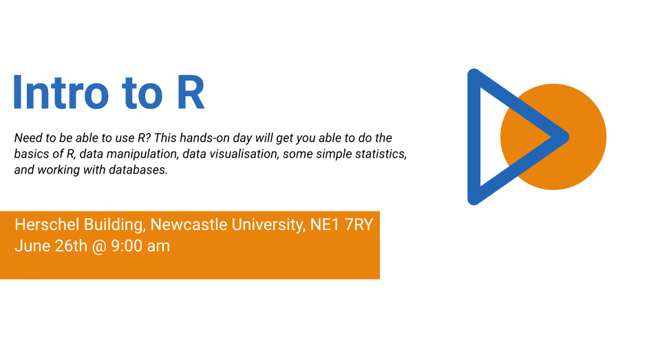 Intro to R in Newcastle, June 26th