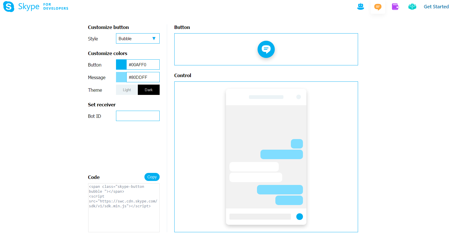 Customise the Q&A bot's appearance